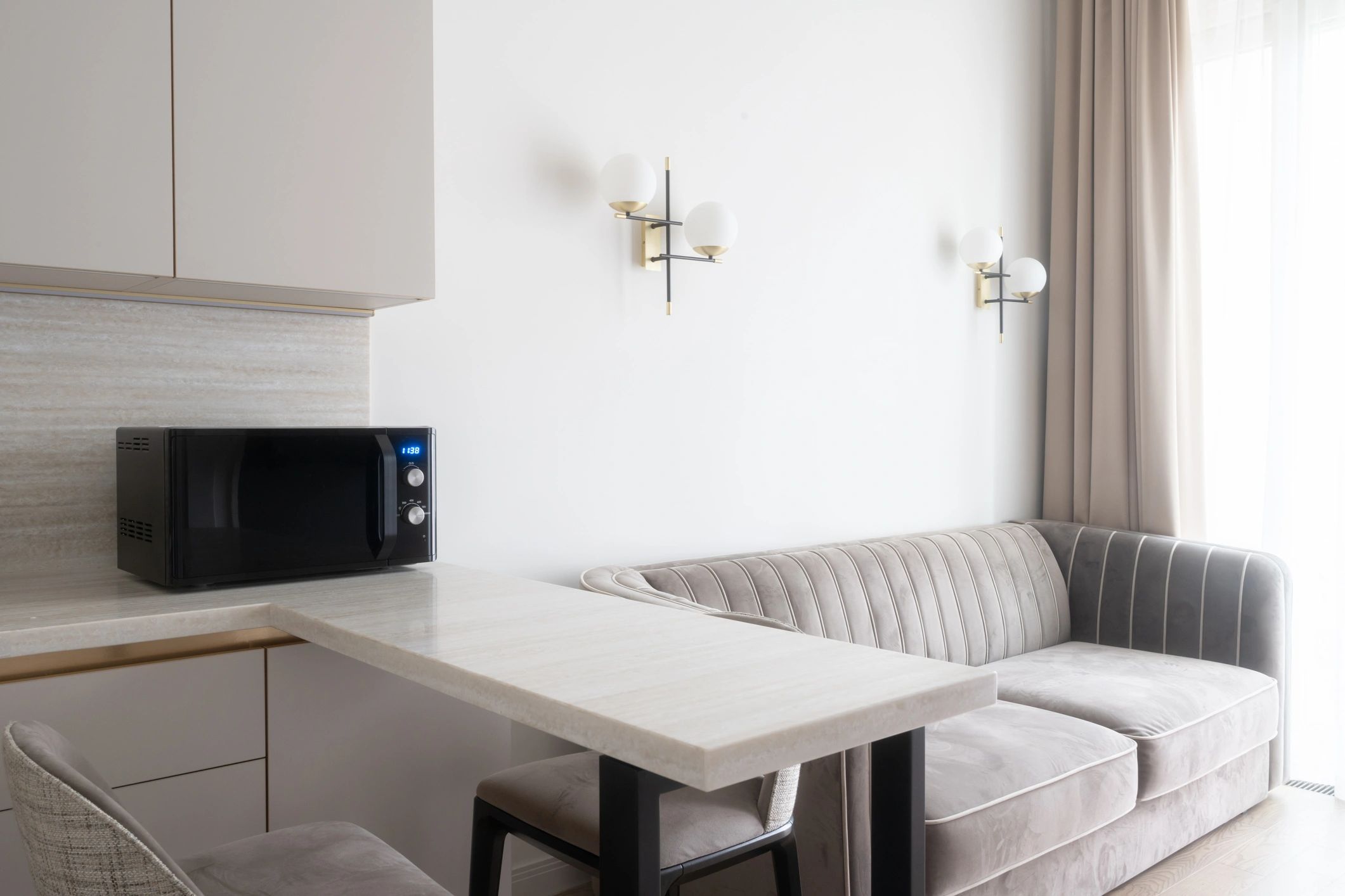 Modern apartment interior for long-term rental